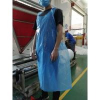 China Large Adult Disposable Haircut Apron Heal Seal Plastic PE Smock Apron factory