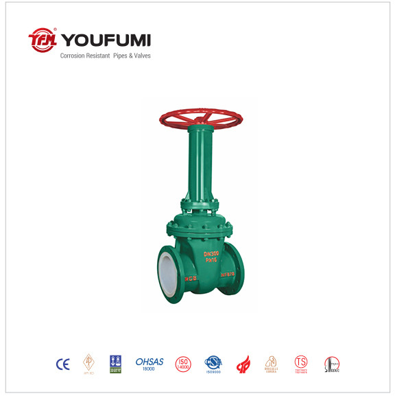 Quality WCB Lining Manually Operated Gate Valve , DIN Rising Stem Gate Valve 6inch for sale