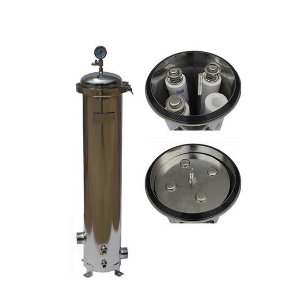 Quality 0.6Mpa - 1.6Mpa Water Filter Treatment 304 Stainless Steel Filter Housing for sale