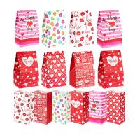 China Love Heart Bear Kraft Love Heart Paper Bags for Valentine'S Gift factory