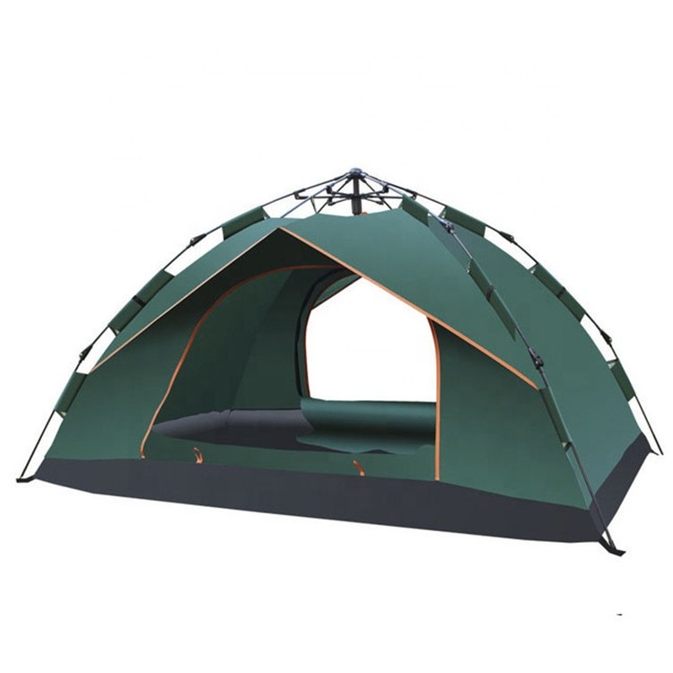 China Waterproof 2.2KG Camping Pop Up Tent 201D Oxford Cloth Straight Bracing Type for sale