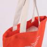 China Logo Printed Cotton Canvas Tote Bags For Supermarket Packing And Shopping factory