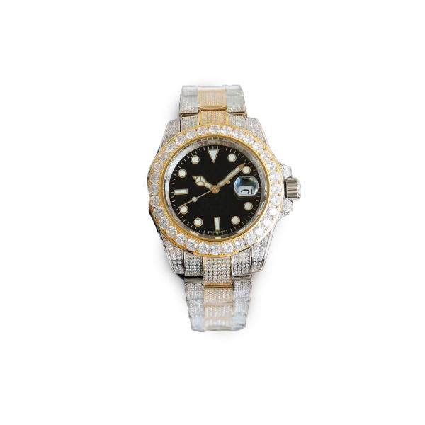 Quality 10mm Case Thickness Stainless Steel Quartz Wrist Watch With Analog Display for sale