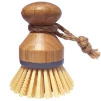 Quality Beech Utensil Cleaner Brush Sisal Bamboo Dish Cleaning Brush 8*4.5cm for sale