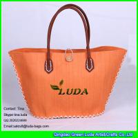 China LUDA handmade paper beach bags and totes wholesale fashion women shopping bag factory