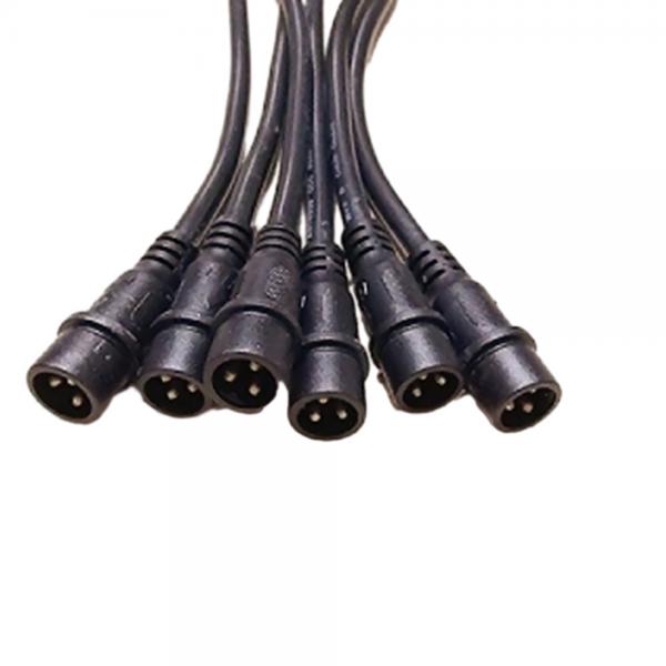 Quality 1M Long Black Color Power Using Multi-Pin M18 Outdoor Waterproof Cable Assemblies for sale