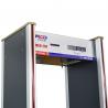 China Stainless Steel Walk Through Metal Detector , Body Temperature Scanner MCD-200R factory