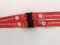 China 2.0cm Width Custom Polyester Lanyards / ID Card Holder Lanyard For Trade Show , Free Sample factory