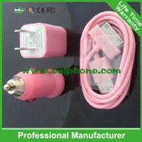 China 3 in 1 Mobile phone 1 pcs US Plug +1pcs Car charger for sale