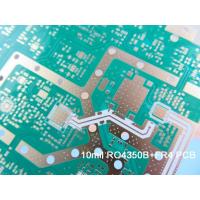 Quality 4 Layer Hybrid PCB Board Built On Rogers 10mil RO4350B and FR-4 for sale