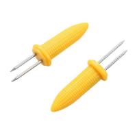 China 6x2x1.5CM Kitchen Cookware Accessories Stainless Steel Corn Roast Needle BBQ factory