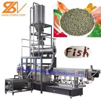 China SLG95 Fish Feed Extruder Pellet Making Machine Engineer Install Service for sale