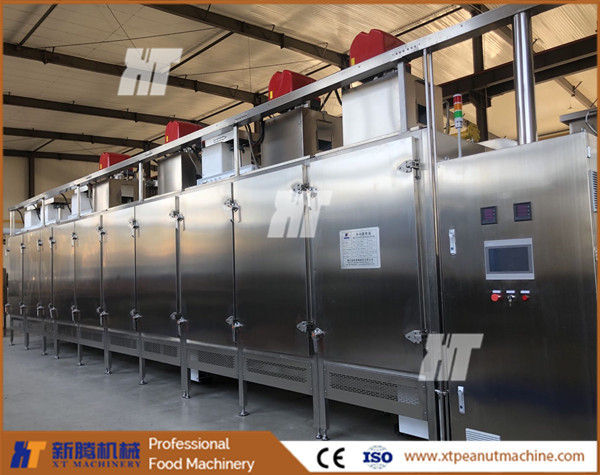 Quality Automatic Control System Nuts Roasting Cooling Processing Machine Continuous for sale