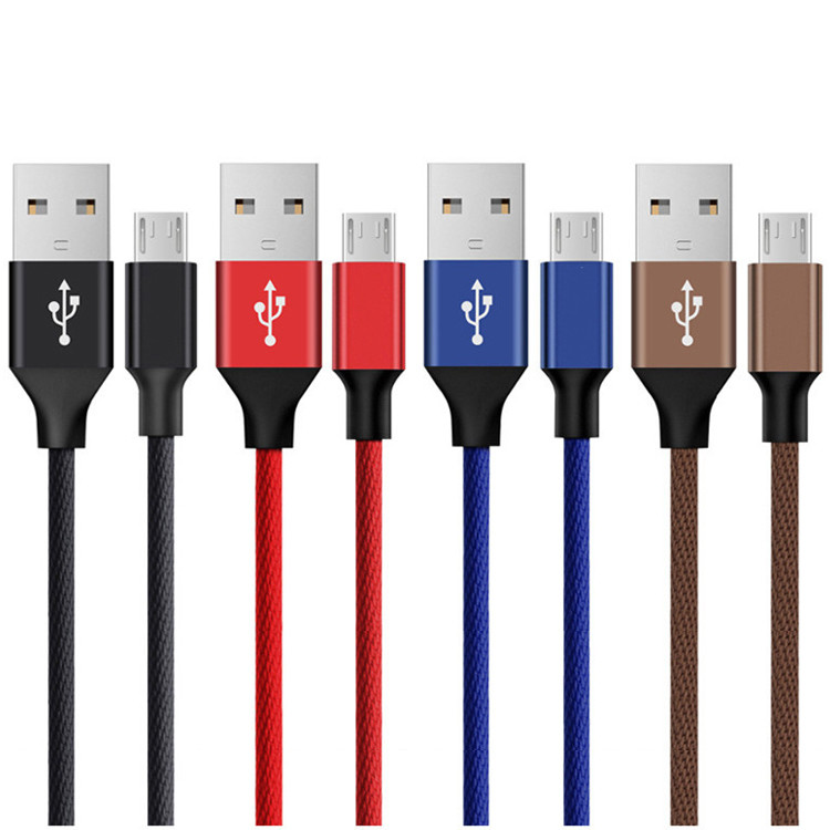 China High Speed Data and Charging V8 Micro USB Cable 1m 1.2m for Black/White Mobile Phone factory