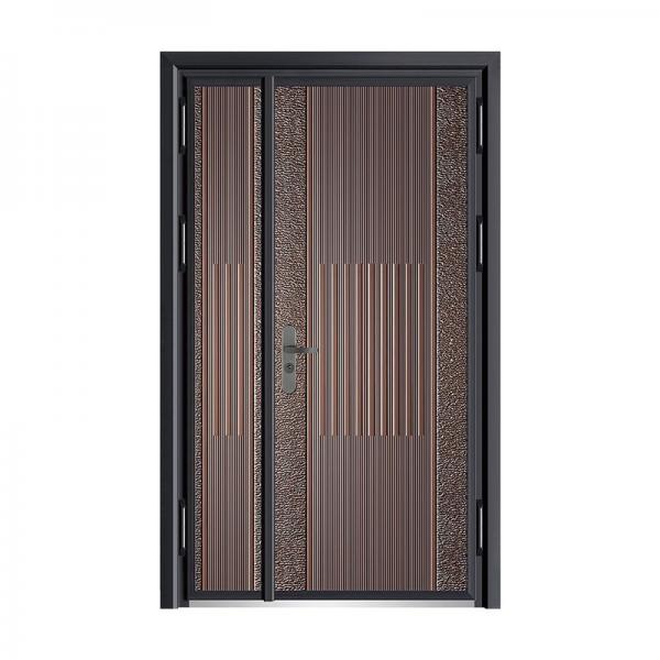 Quality New design iron villa exterior entry steel security door models for sale