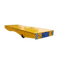 China Heavy Duty Cargo Electrical RGV Flat Transfer Cart For Max 10 Ton Transfer factory
