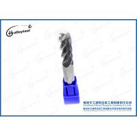 china Tungsten Solid Carbide 4 Flutes Ball Nose End Mills / Milling Cutters