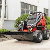 China ZHONGMEI CE Construction Machinery Mini Skid Steer Track Loaders  890kg Small Loader factory