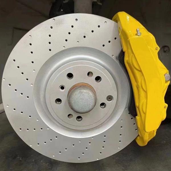 Quality 6 Piston Yellow Brake Calipers Mercedes With High Carbon Rotors for sale