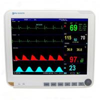 China 15 Inch Display Multi Parameter Patient Monitor with 6 Standard parameters: ECG, factory
