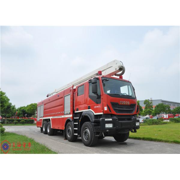 Quality IVECO Chassis Heavy Duty 8x4 Drive Water Tower Fire Truck High Spraying for sale