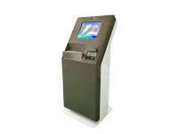 China Register / Check In Information Kiosk Machine With Keyboard / Passport Scanner factory