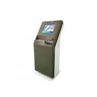China Register / Check In Information Kiosk Machine With Keyboard / Passport Scanner factory