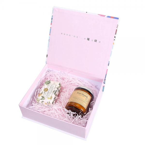 Quality Cardboard Perfume Packaging Box Custom Pink And White Box For Women for sale