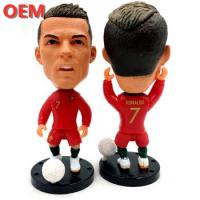 China OEM Customized  Popular 3D Plastic Football Players Action Figures factory