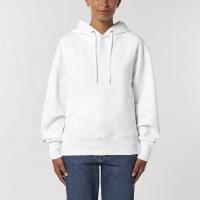 China Thick Cotton Heavyweight Oversized Long Sleeve Hoodie White Color factory