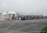 Buy cheap 25m Width Hard Glass Wall Clear Top Tent Aluminum Alloy Main Profile from wholesalers
