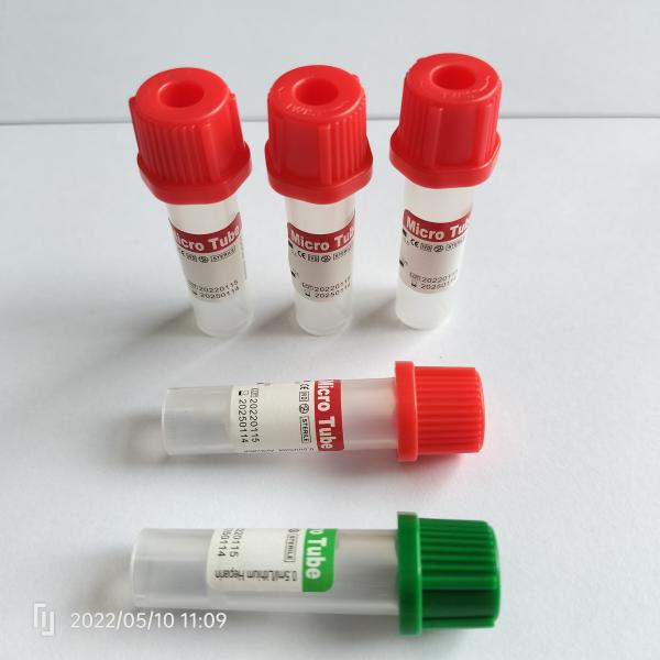 Quality CE ISO13485 Pediatric Micro Blood Collection Tube 11*45mm For Geriatriatric Patient for sale