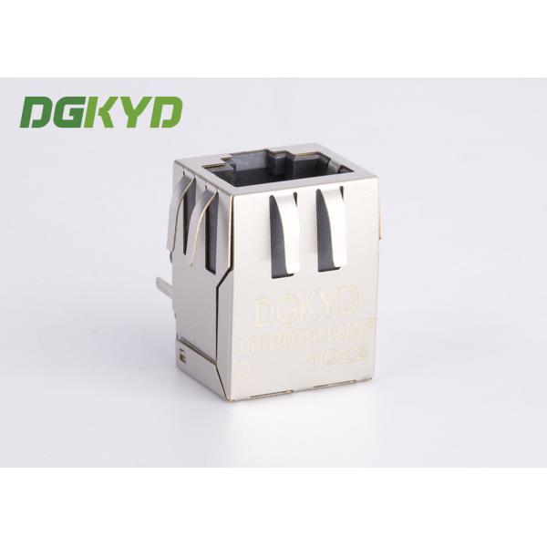 Quality 100Mb 8P8C RJ45 Female Network Connector RoHS REACH COMPLIANT for sale