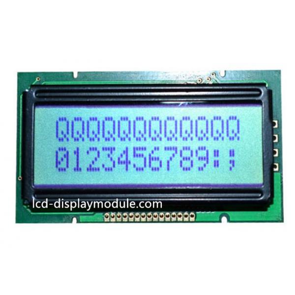 Quality 8 Bit Resolution 12x2 Dot Matrix LCD Display , Yellow Green LCD Character Display for sale