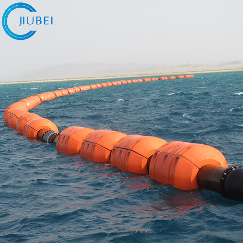 Quality HDPE Dredging Pipe Floats Hose Floatation Foamed Flexible Plastic Sand 23 Inch for sale