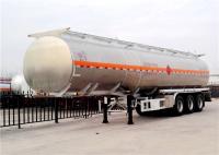 China Aluminum Alloy Fuel Tanker Truck Trailer 3 Axle 42000L 42cbm Oil Transport Tank Trailer factory