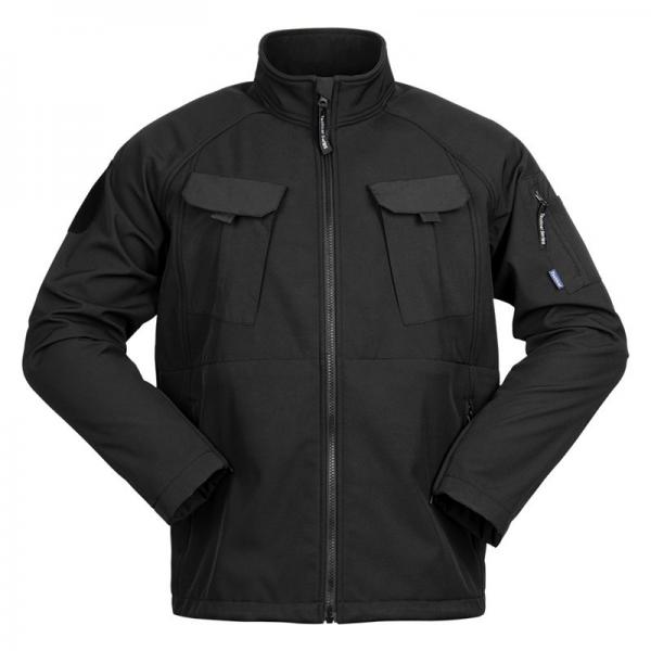 Quality 5% Spandex Military Winter Coat Softshell Windproof Jacket 95% Polyester for sale