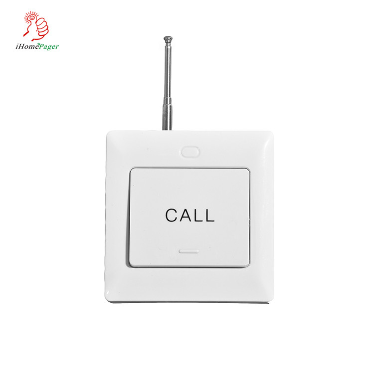 China Hotel and shopping mall wireless paging system long distance switch type push button factory