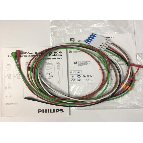 Quality Phlip M1644A Intellivue ECG Cable 5 Lead Reusable 989803144991 for sale