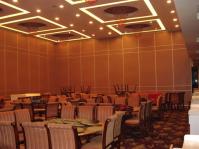 China Custom Hotel Movable Floor to Ceiling Partition Wall With Sliding Aluminium Track factory