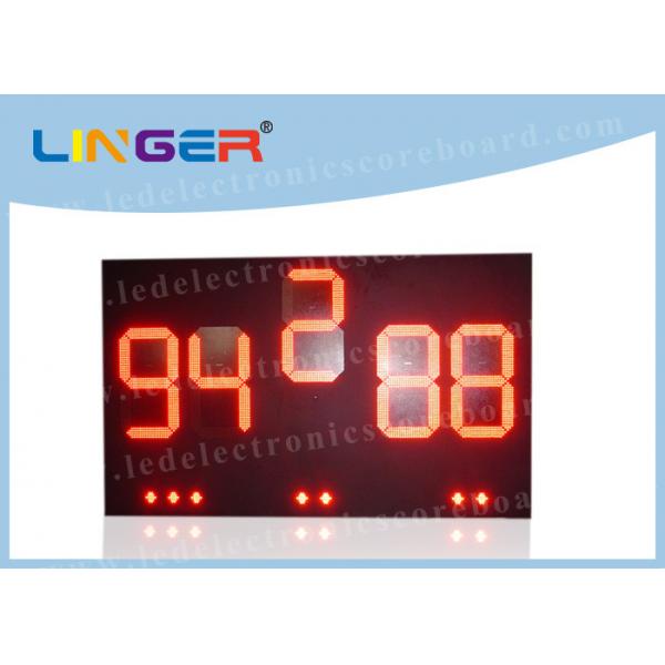 Quality Outside UV Protection LED Baseball Scoreboard With Brackets 20 Inch for sale
