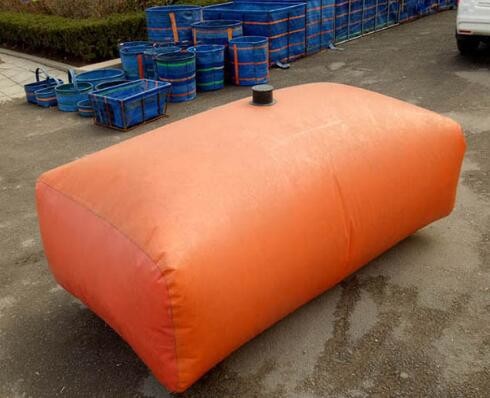 Quality 1000L Fire Fighting Tarpaulin Water Tank For Agricultural Irrigation 1.2MM for sale