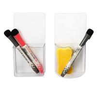 China 7.5cmx8cmx3cm Food Grade Liquid Silicone Rubber Marker Pen Holder For White Board Pen factory