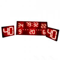 China Multi - Function Sports LED Football Scoreboard With Shot Clock CE / RoHS Approved factory