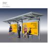 China Intelligent Public Transportation System Bus Shelter And Stainless Steel Metal Smart Bus Stop Design factory