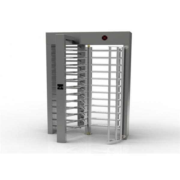 Quality 316SS Pedestrian Rotating Full Height Turnstile With LED Direction Indicators for sale