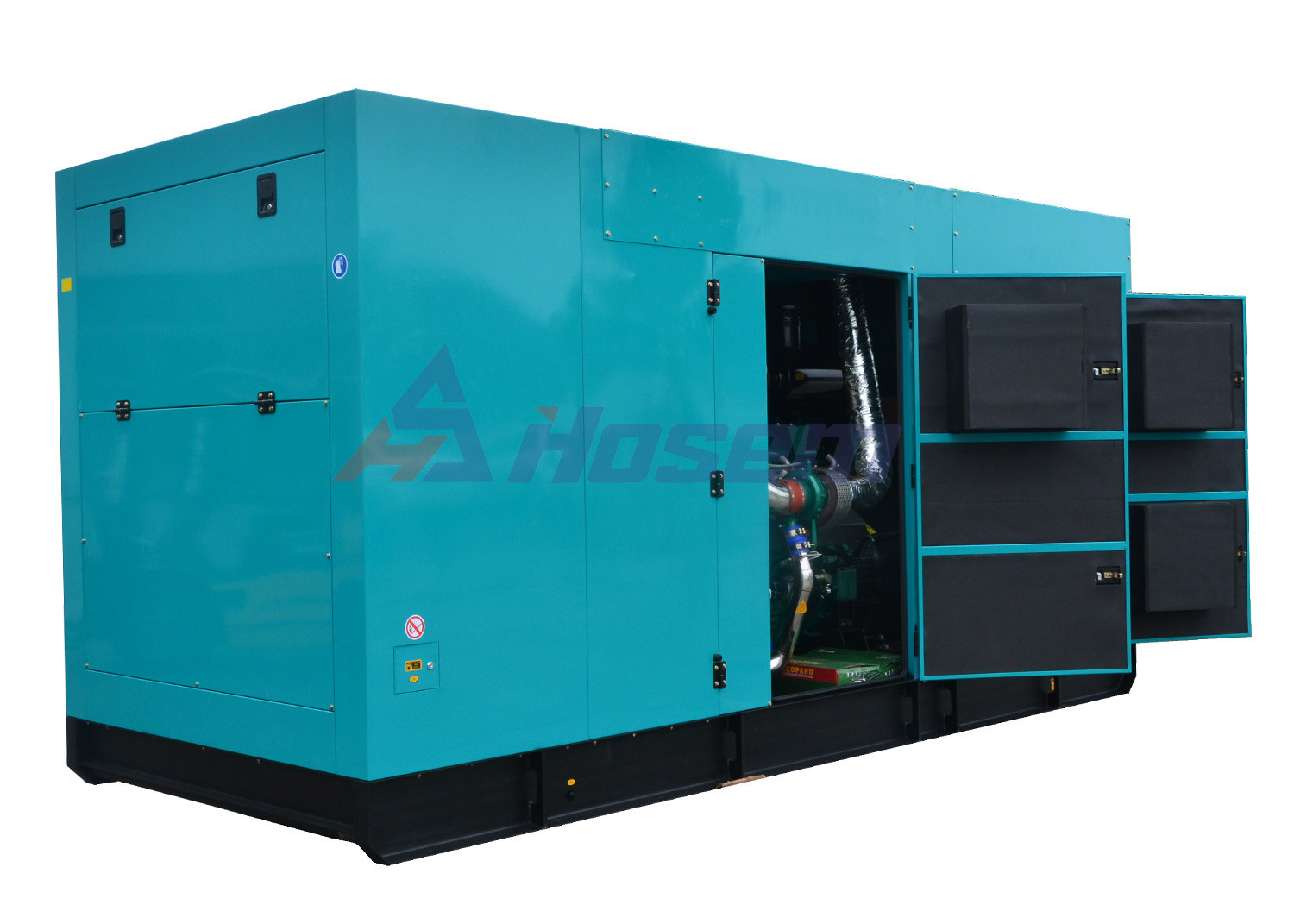 China Water Cooling Soundproof 575kVA Volvo Diesel Generator Set factory
