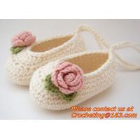 China baby moccasins Newborn baby girl shoes crochet baby shoes infant sandals crochet kids slip for sale