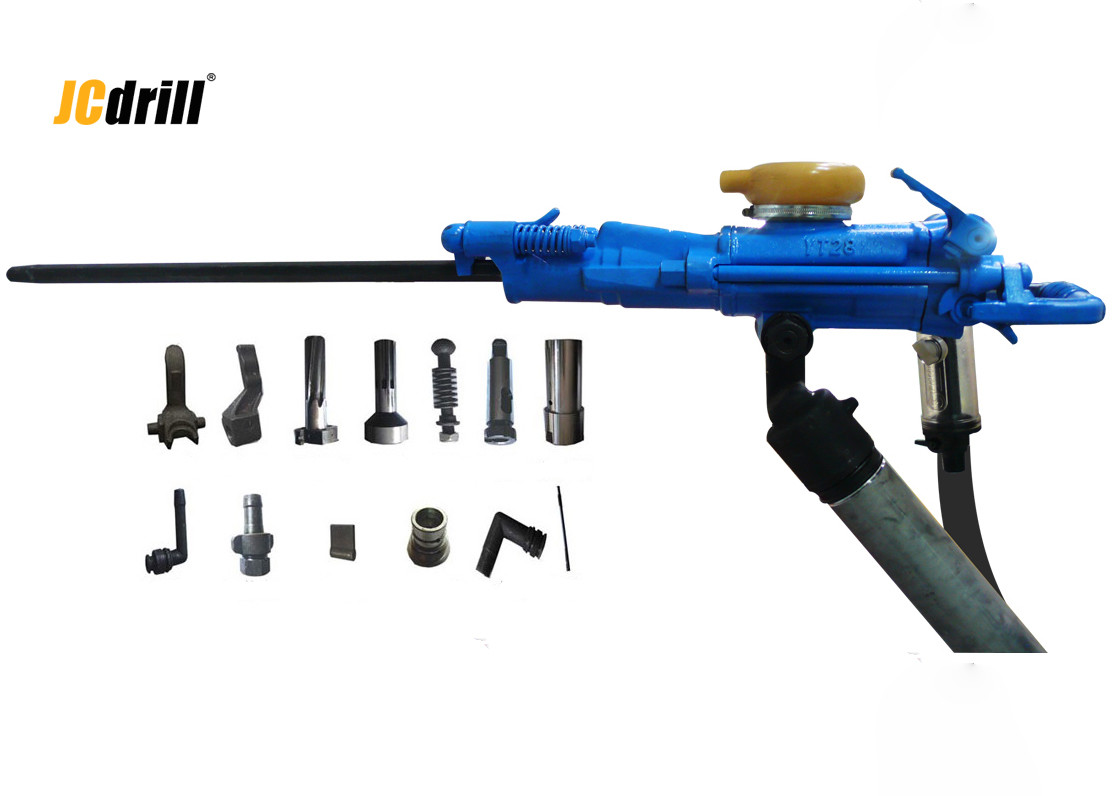China Low Noise Hand Held Pneumatic Rock Drill for Tunneling / Quarry Drilling YT28 factory
