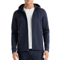 China Hot SalePolyester Nylon Long Sleeves Full Zip Mens Hooded Jackets with Kangaroo Pocket factory